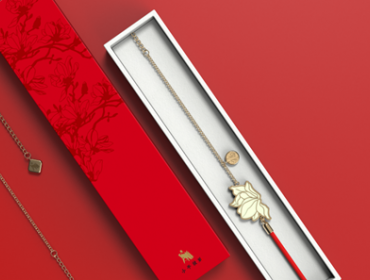 小平故里文創(chuàng)產品-鴻運來（玉蘭）-紅繩手鏈